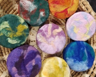 Color Swirl Felted Soap