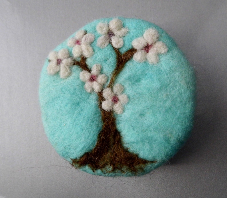 Cherry Blossom Felted Soap image 2