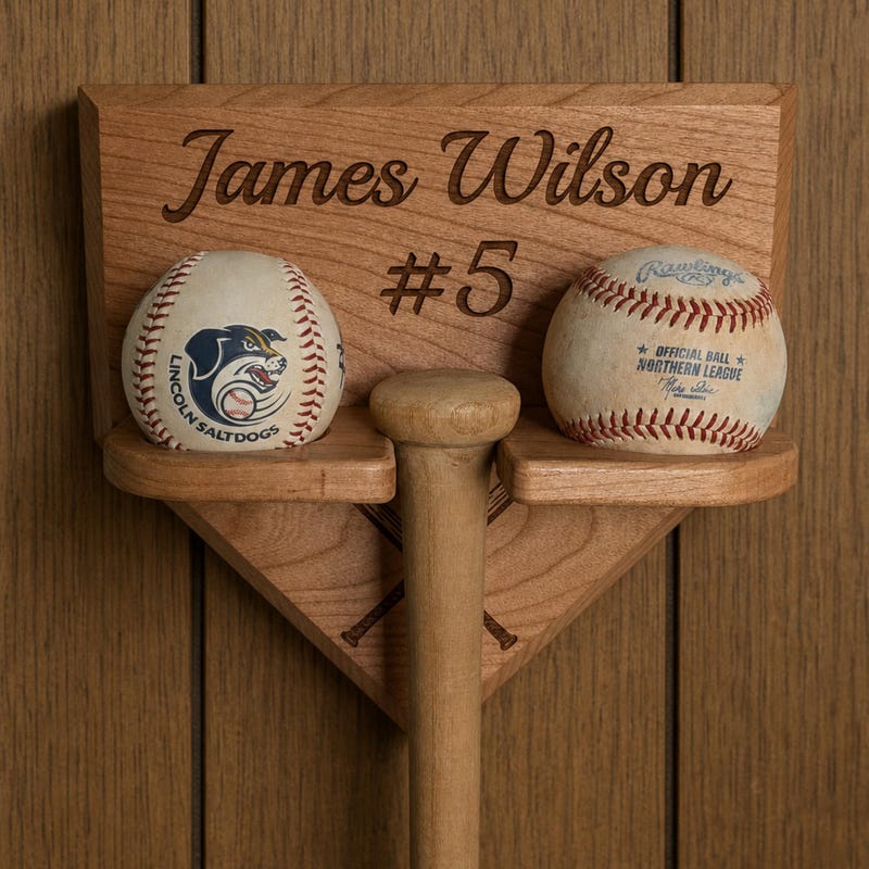 Miniture Ribbon Rack Wood Baseball Bat Award - Etsy