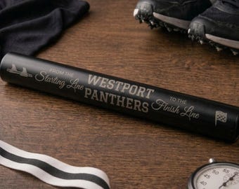 Personalized Relay Baton | Graduation Gift | Custom Track & Field Baton | Athlete Keepsake