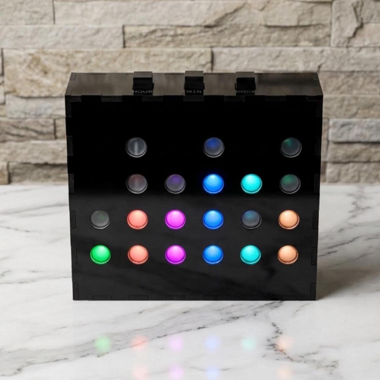 RGB LED Binary Clock - Etsy