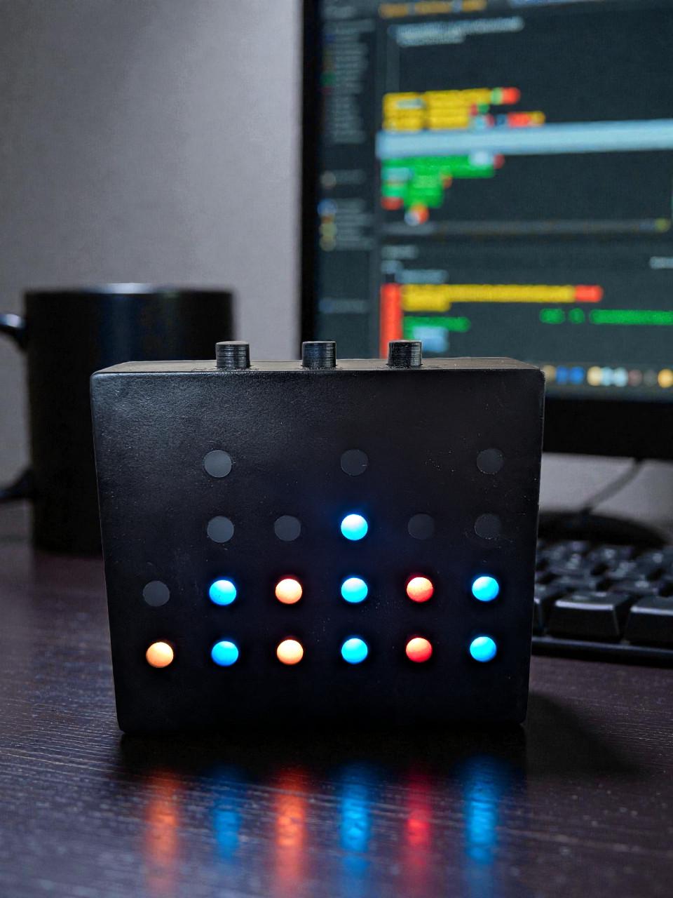 RGB LED Binary Clock - Etsy