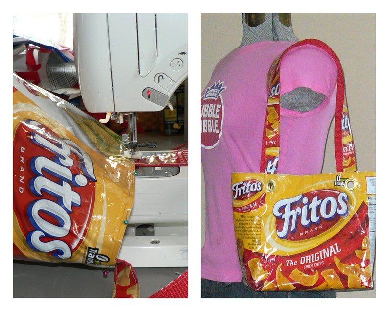 DIY Large Snack Wrapper Purse Instruction Guide PDF Download Etsy