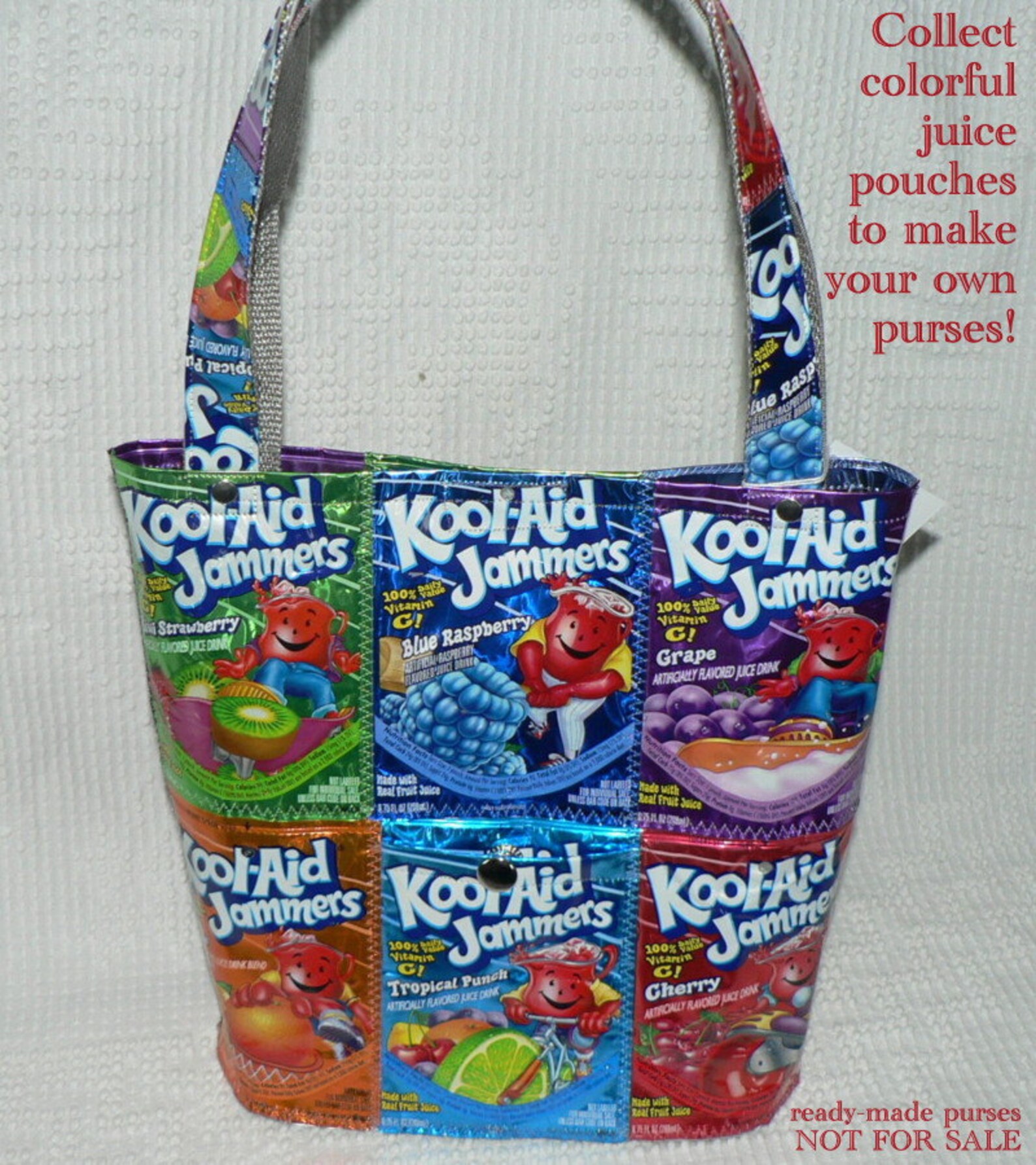 DIY Juice Pouch Bucket Bag Instruction Guide PDF Download Etsy