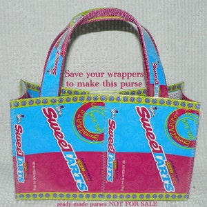 DIY Cookie Wrapper Purse instruction guide PDF download tutorial to make purses using your own recycled packaging image 9