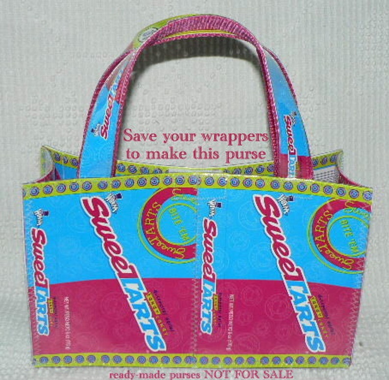 DIY Cookie Wrapper Purse instruction guide PDF download tutorial to make purses using your own recycled packaging image 9