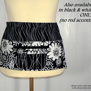 Zesty Zinnia waist apron with pockets for vendors, gardeners, servers, cute teacher apron with secure zipper pocket image 6