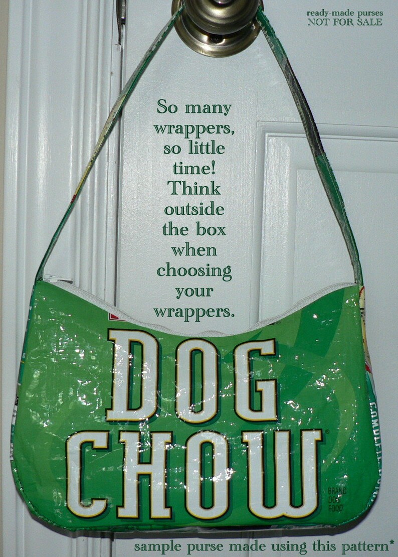 DIY Chip Zip Purse Instruction Guide PDF Download Tutorial Etsy