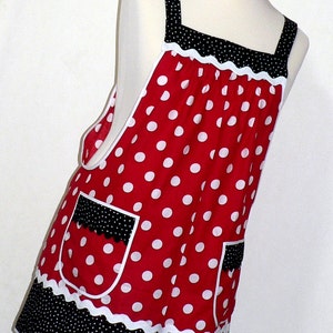 Custom Planned Pinafore Apron choose your own cotton fabrics relaxed fit smock with pockets, made-to-order XS to 5X image 6