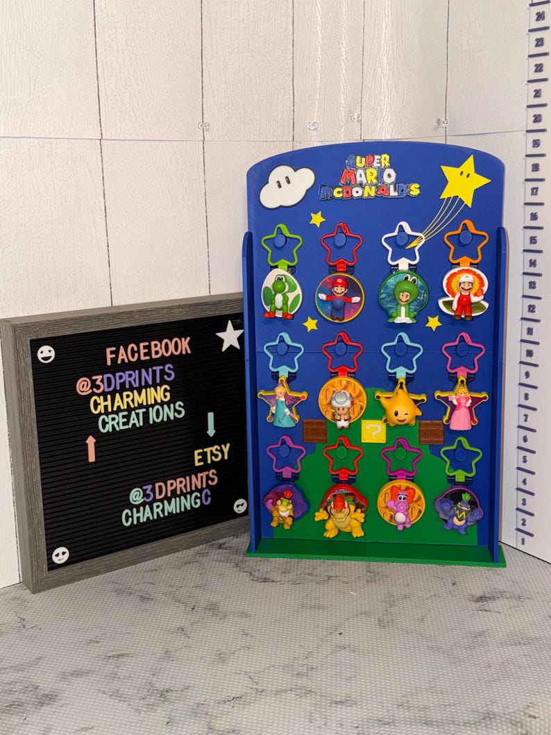 McDonald’s Super Mario Galaxy Inspired Happy Meal Toy Display - To The Stars image 1