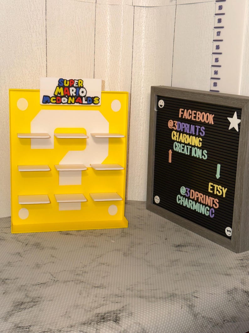 McDonald’s Super Mario Galaxy Inspired Happy Meal Toy Display - Mystery Prize Bild 1