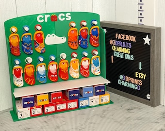 McDonald's Crocs  “Shoe Store” Display Shelf - Holds Entire Collection Plus Boxes (Happy Meal toys)