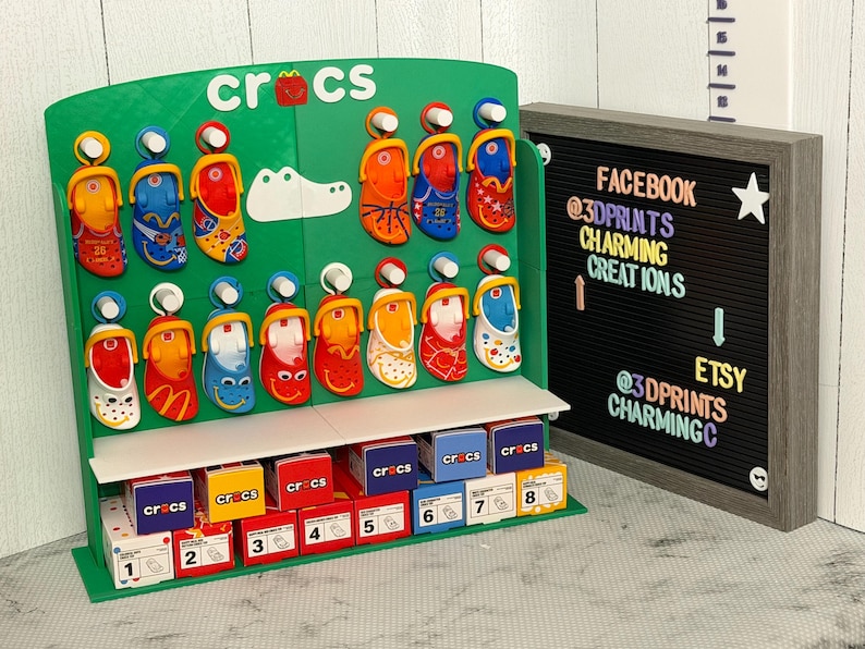 Mcdonald's Crocs “shoe Store” Display Shelf - Holds Entire Collection ...