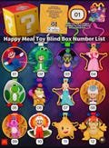 NEW Actual McDonald’s Super Mario Galaxy Happy Meal Toys - INDIVIDUALS or Full SETS