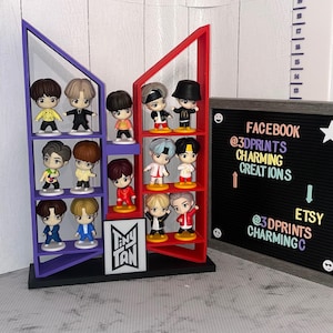 Custom Designed  BTS Tiny Tan Display Shelf Throwback AND Encore Edition Combo Shelf
