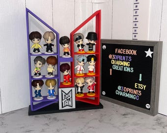 Custom Designed  BTS Tiny Tan Display Shelf Throwback AND Encore Edition Combo Shelf