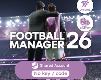Football Manager 26 - 0ffline Mode | PDF Downloadable File | Global Access