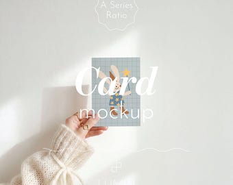 A6 Card Mockup