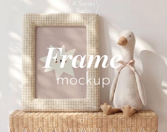 Nursery PSD Frame Mockup for Baby Room