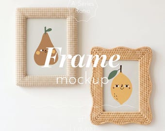 2 Frame Mockup for Nursery and Kids Room
