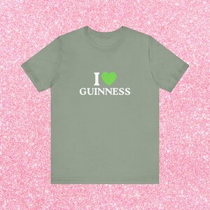 I Love Guinness Funny St Patricks Day Shirt, Green Beer St Patty's T-Shirt, Saint Paddy's Party Tee for Men & Women image 10
