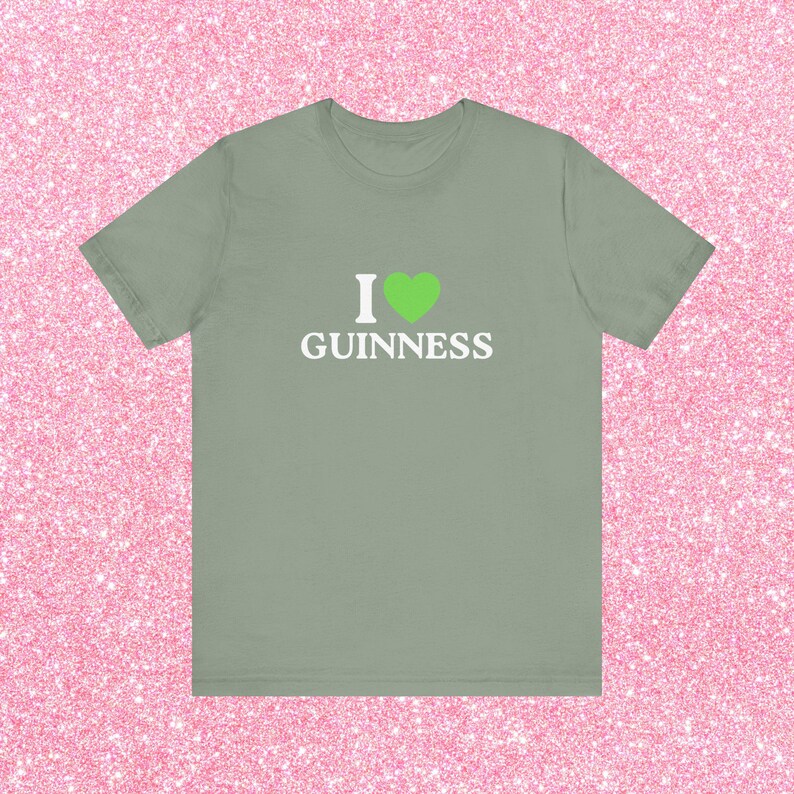 I Love Guinness Funny St Patricks Day Shirt, Green Beer St Patty's T-Shirt, Saint Paddy's Party Tee for Men & Women image 10