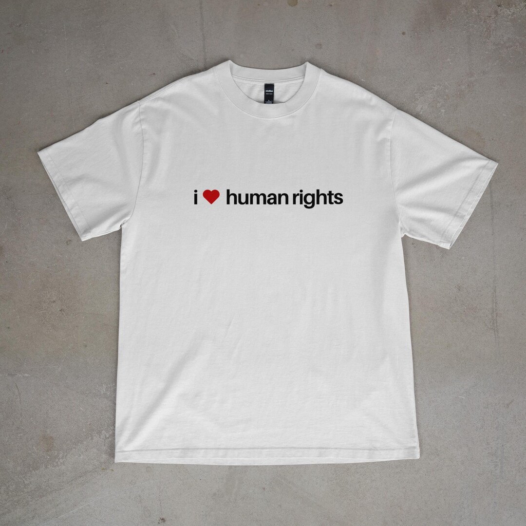 I Like Rights I Love Human Rights Retro Shirt, Big Fan of Human Rights Equality ...