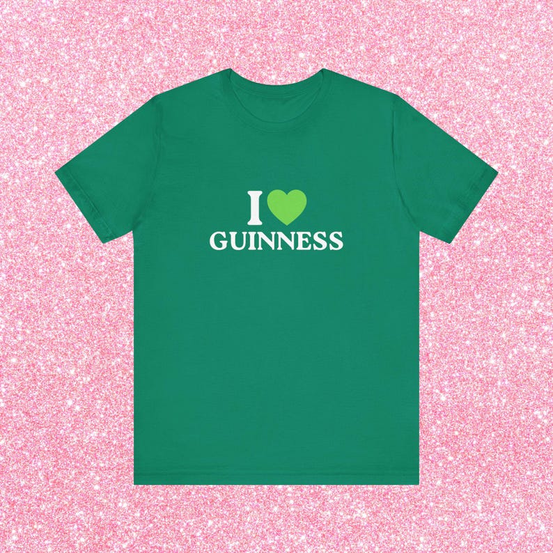 I Love Guinness Funny St Patricks Day Shirt, Green Beer St Patty's T-Shirt, Saint Paddy's Party Tee for Men & Women image 15