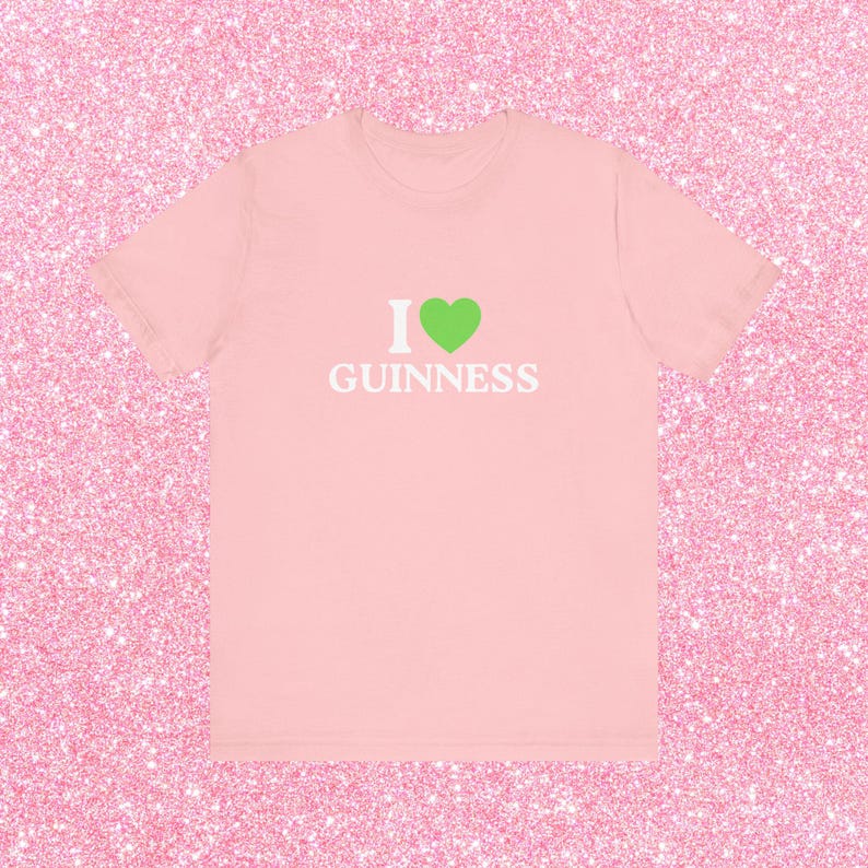 I Love Guinness Funny St Patricks Day Shirt, Green Beer St Patty's T-Shirt, Saint Paddy's Party Tee for Men & Women image 8