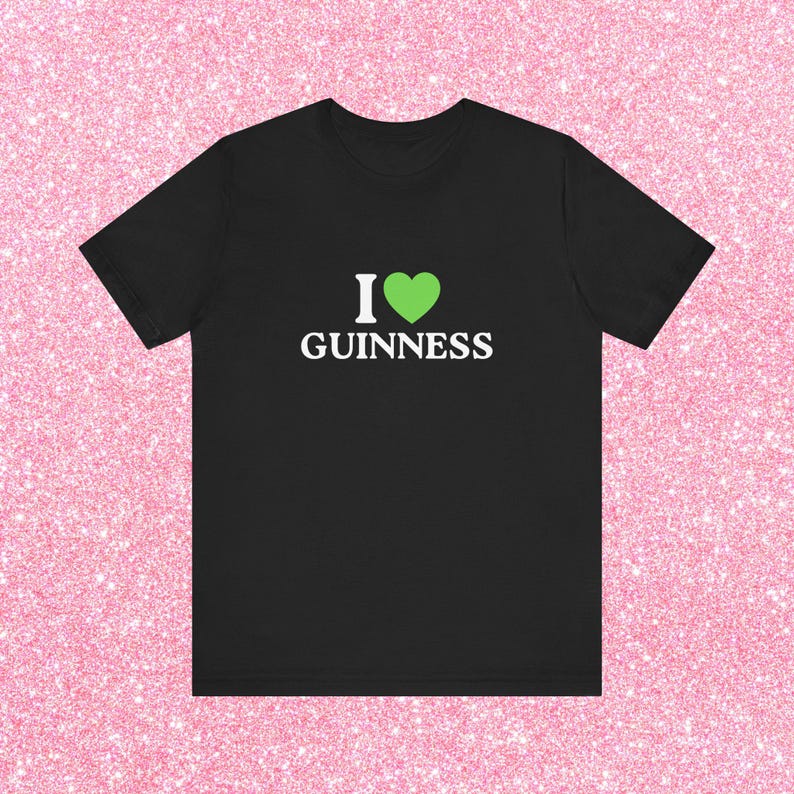 I Love Guinness Funny St Patricks Day Shirt, Green Beer St Patty's T-Shirt, Saint Paddy's Party Tee for Men & Women image 5