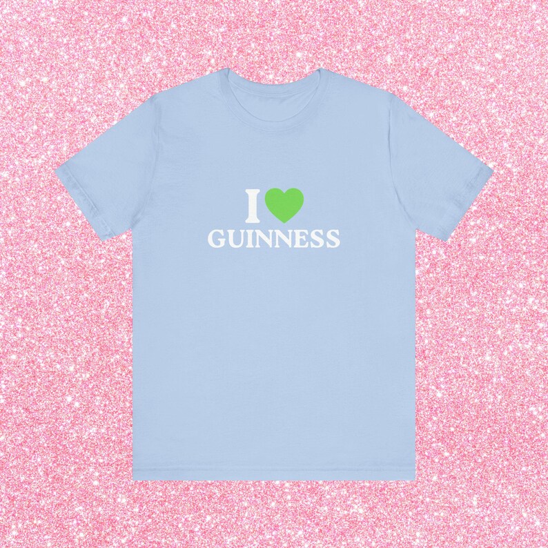I Love Guinness Funny St Patricks Day Shirt, Green Beer St Patty's T-Shirt, Saint Paddy's Party Tee for Men & Women image 13