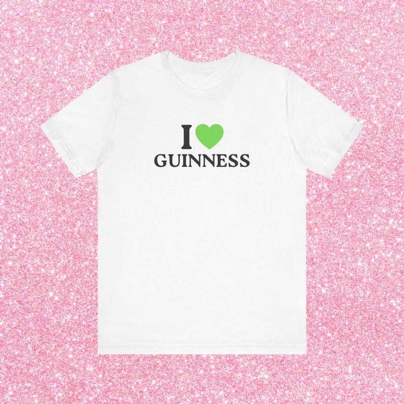 I Love Guinness Funny St Patricks Day Shirt, Green Beer St Patty's T-Shirt, Saint Paddy's Party Tee for Men & Women image 6