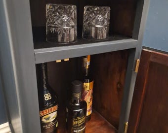 Upcycled Mid Century Drinks Cabinet