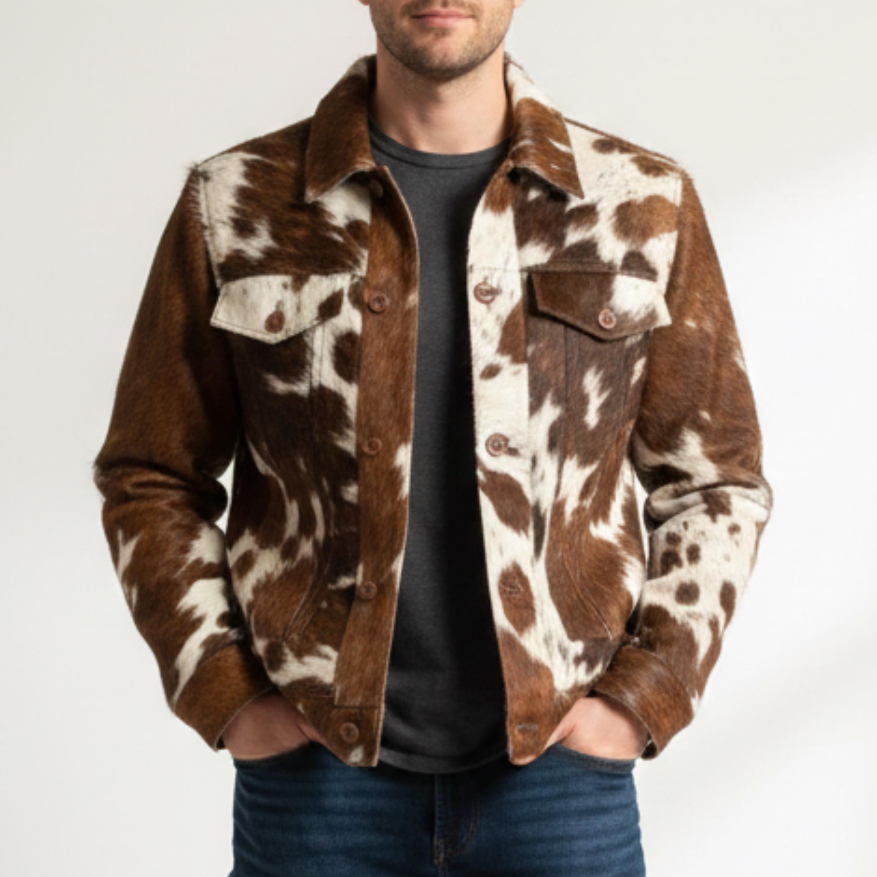 Cowhide Jacket - Etsy
