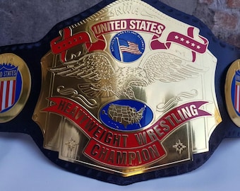 United States Heavyweight Championship Belt | Adult Replica, 2mm Brass