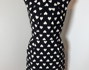 Vintage black heart dress