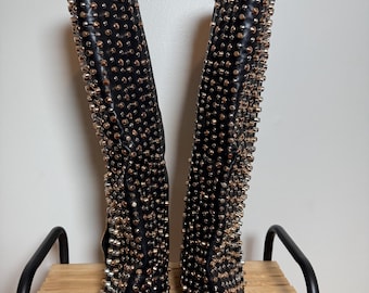 NWT studded knee high boots