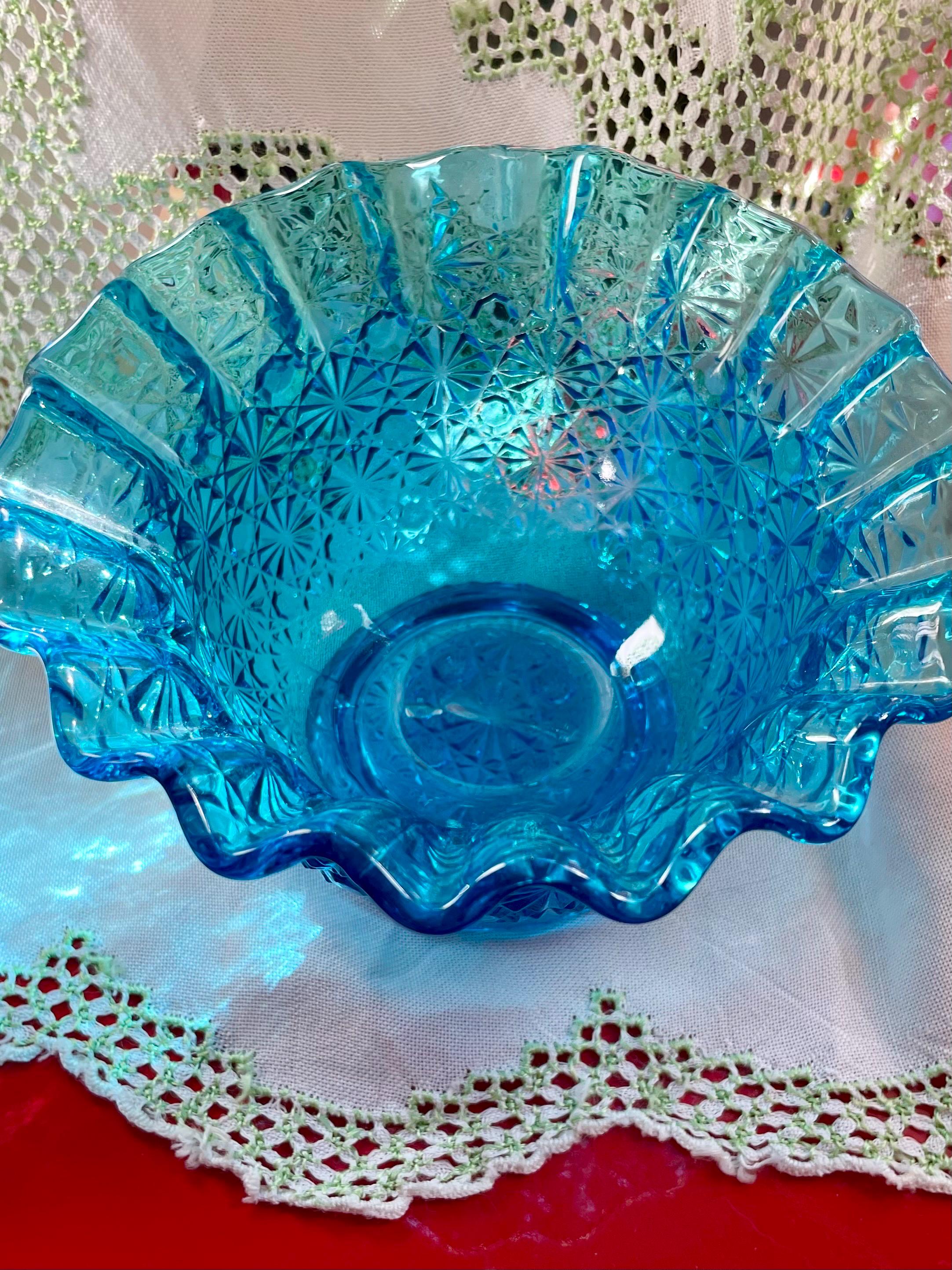 Fenton Daisy and Button Bowl - Etsy
