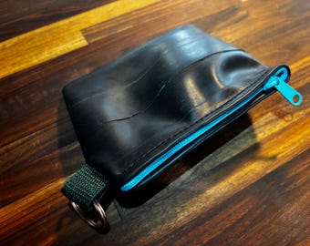 Monedero/monedero con llavero de cámara de neumático reciclada - Ecológico