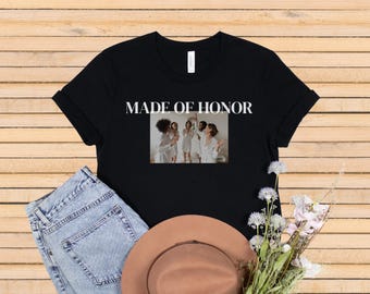 Personalisierte Bach Crew Shirts, individuelle Trauzeugin & Brautjungfer T-Shirts, lustige Hochzeitsfeier Outfits, passende Bachelorette Geschenke
