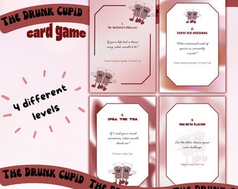 Couples Drinking Game | Card Game for Dates & Valentine’s Day | Printable/Digital Valentine’s Game | Romantic Game for Couples Date Night