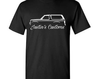 Camiseta negra de Justin's Customs