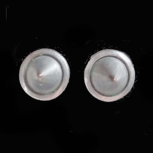 Biker Earrings Spiked Cones Stud Pierced Unique
