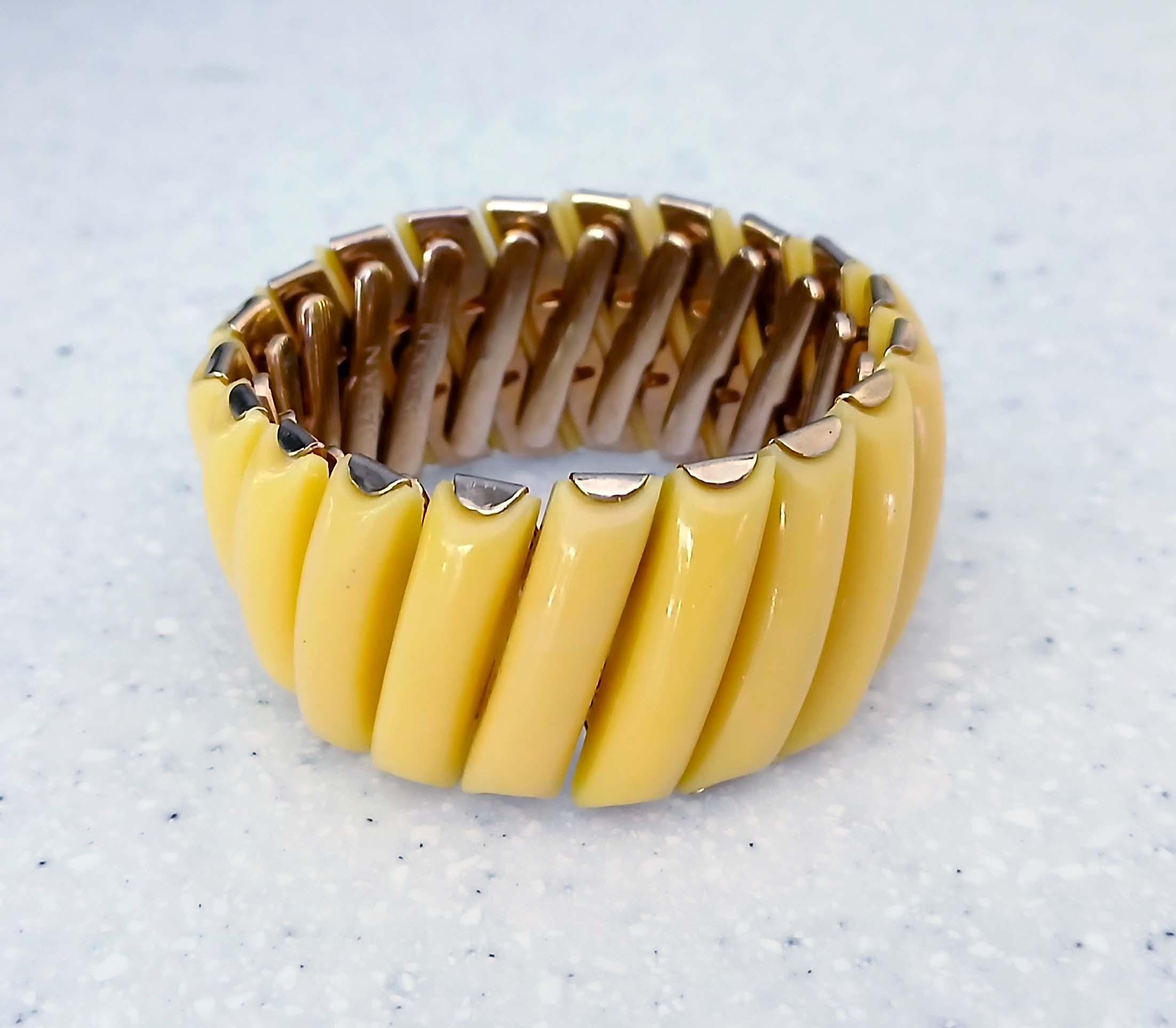 ヴィンテージ ルーサイト エクスパンション ブレスレット レトロ 1950