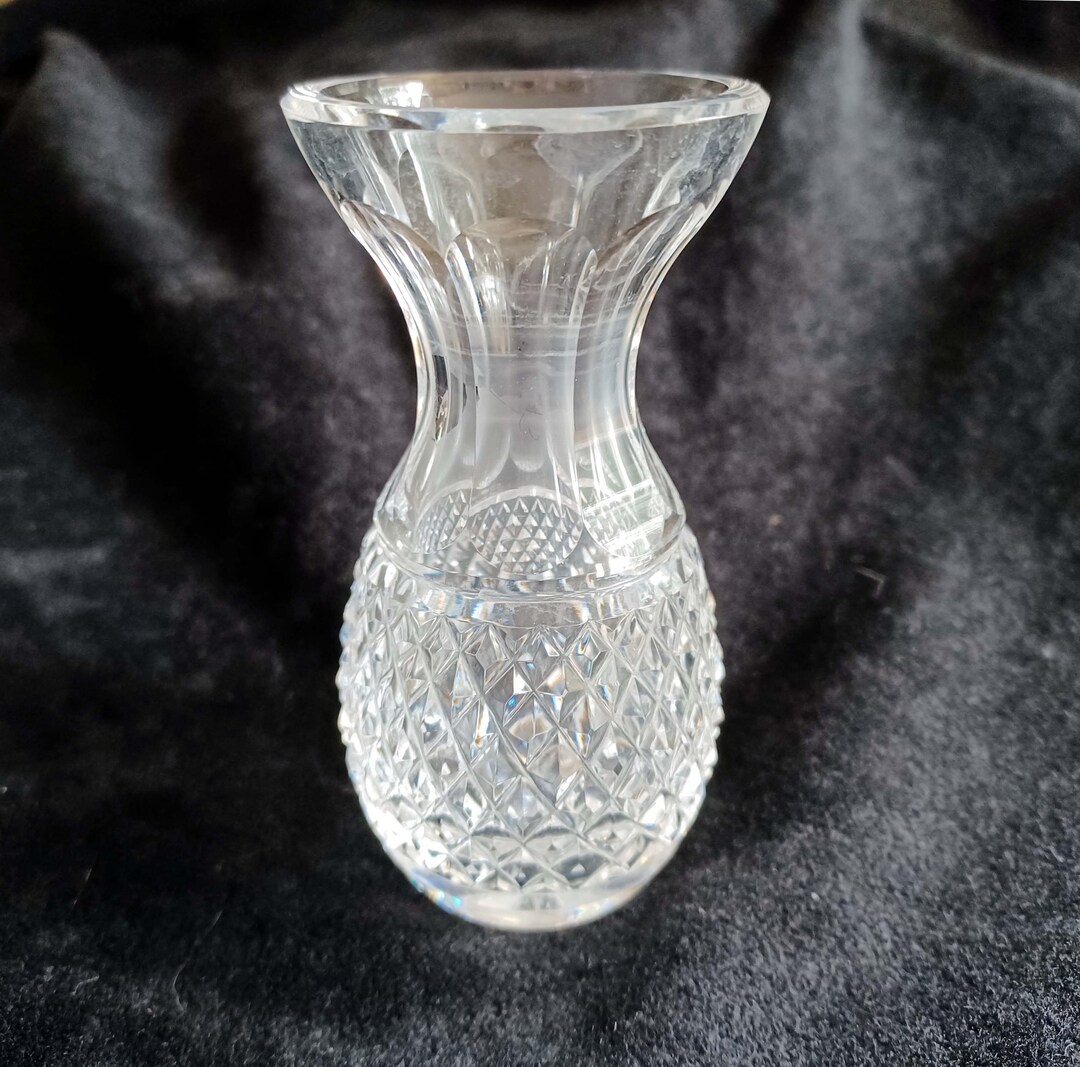 Vintage Waterford Mini Crystal Vase 1970s Etsy