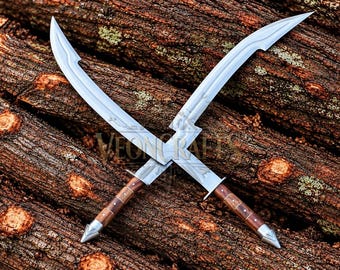 Hand Forged High Carbon Steel Egyptian Khopesh Sword, Viking Style Blade, Rosewood Handle, Best Christmas Gift