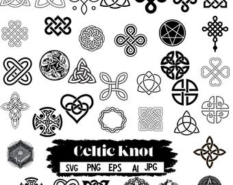 Celtic Knot SVG Bundle, Clip Art, Cricut Cut Files