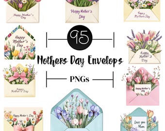 Muttertagsumschlag-Vorlage | Druckbare Blumen Geldumschlag | DIY Geschenk Geldhalter | Sofort Download