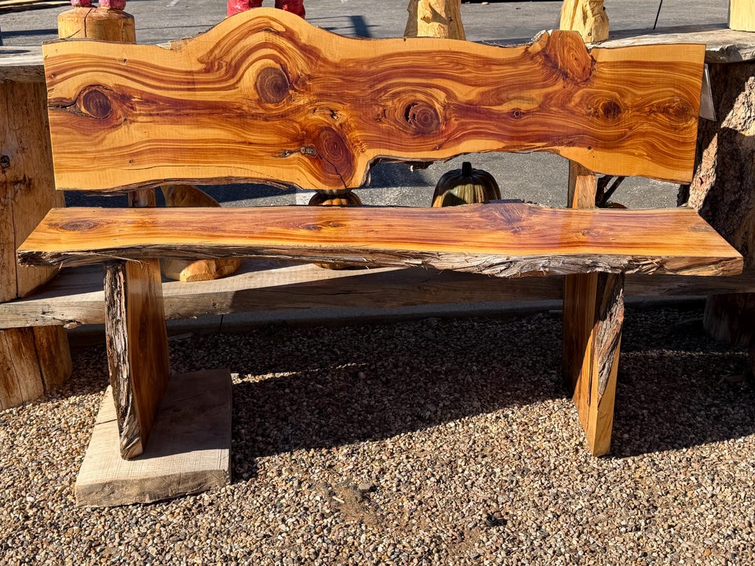 Red Cedar Bench - Etsy