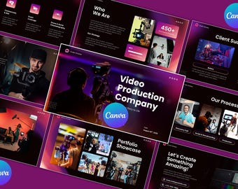 映画企画プレゼンテーションテンプレート - 映画投資家向けプレゼンテーション | Canvaテンプレート